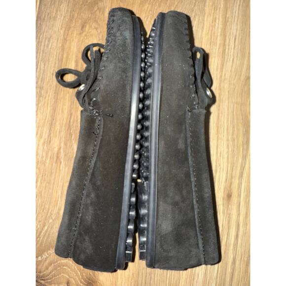 Minnetonka Black Thunderbird Beaded Moccasins - size 7 - E19 - Picture 7 of 8